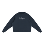 Love Like Jesus Mock-Neck Crew Sweatshirt