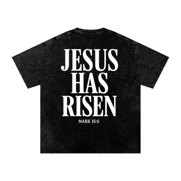 SHROUD T-SHIRT – JESUS HAS RISEN