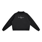 Love Like Jesus Mock-Neck Crew Sweatshirt