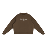 Love Like Jesus Mock-Neck Crew Sweatshirt