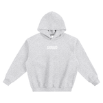 Simple Logo Fleeced Boxy Hoodie