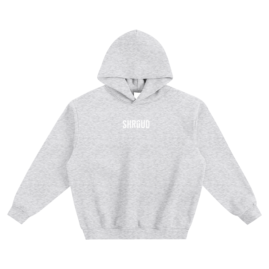 Simple Logo Fleeced Boxy Hoodie