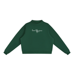 Love Like Jesus Mock-Neck Crew Sweatshirt