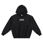 Simple Logo Fleeced Boxy Hoodie
