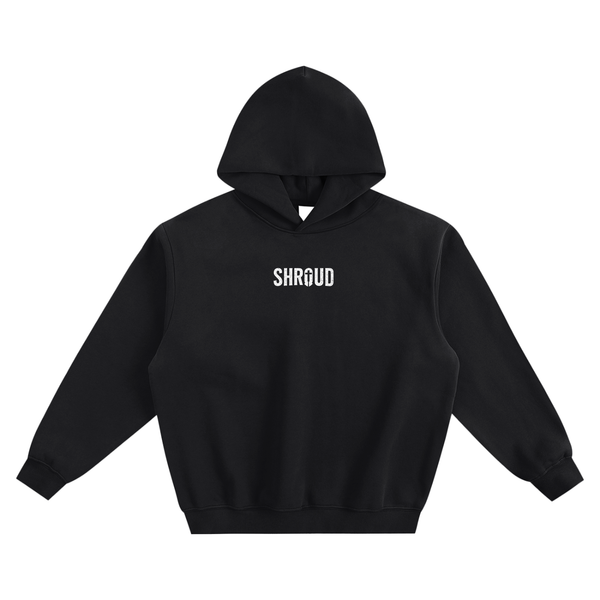 Simple Logo Fleeced Boxy Hoodie